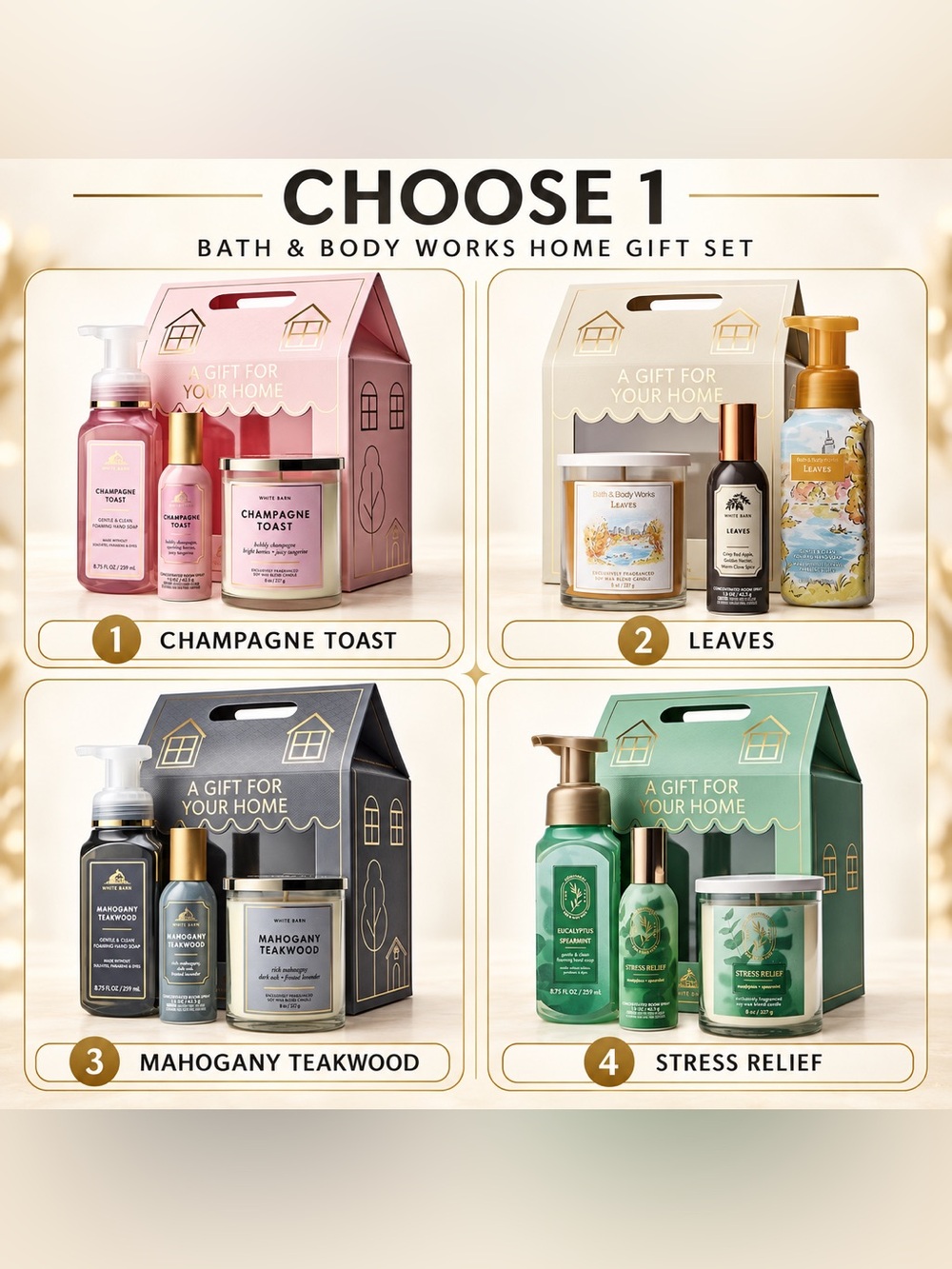 NEW Choose 1 Bath & Body Works Gift Set